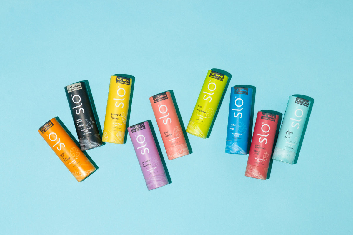 Slo Naturals Sensitive Bicarb-Free Natural Deodorant – two sensitive options in the Slo range