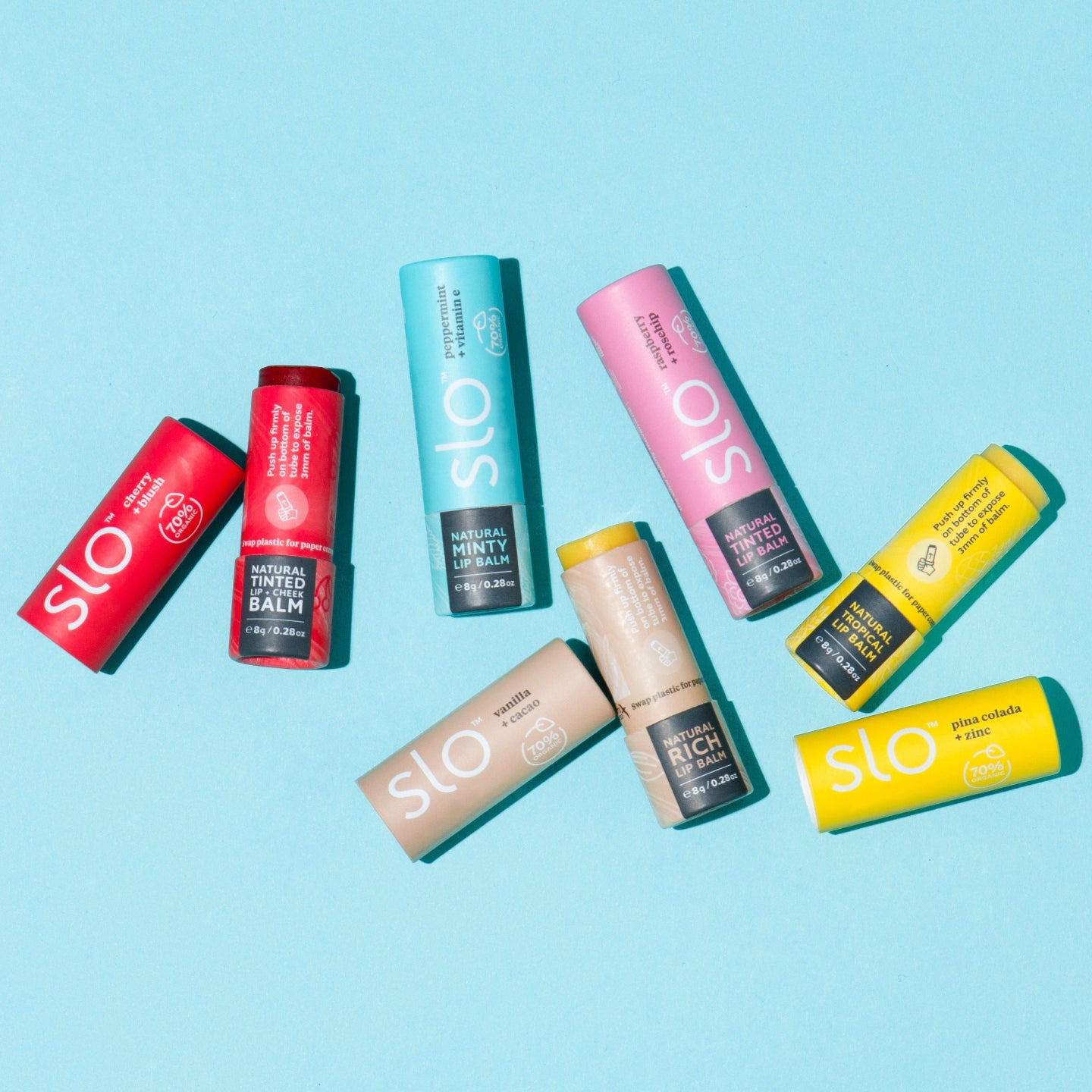 Natural Lip and Cheek Tint - Cherry Blush
