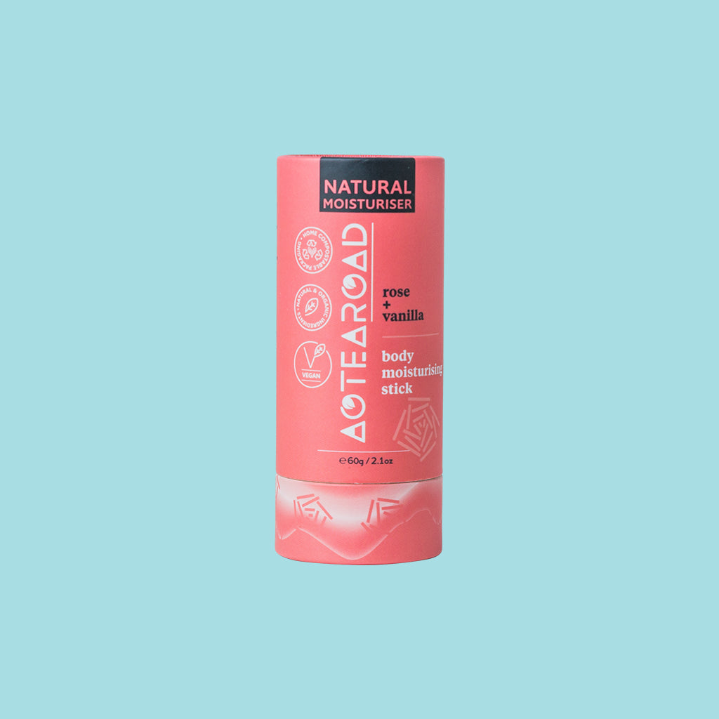 Aotearoad Natural Body Moisturiser - Rose + Vanilla