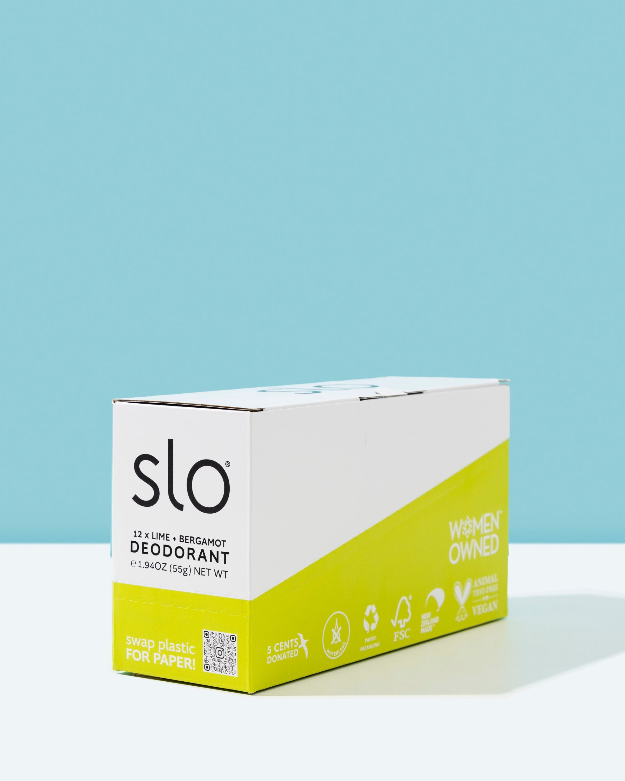 Wholesale Natural Deodorant - Zesty Bergamot + Lime