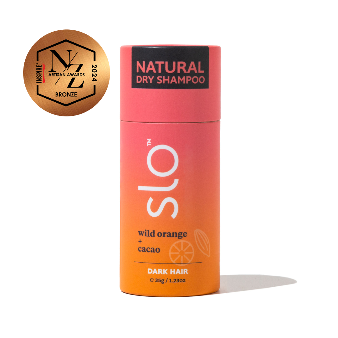 Natural Texturising Powder &amp; Dry Shampoo - Dark Hair