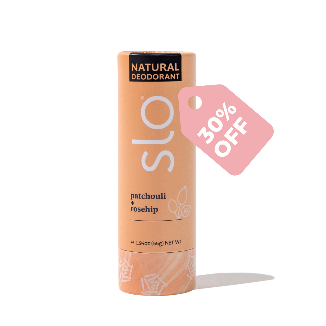 Natural Deodorant - Patchouli + Rose