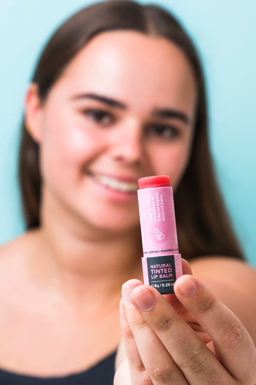 Lip Balm with Tint - Box of Raspberry + Rosehip