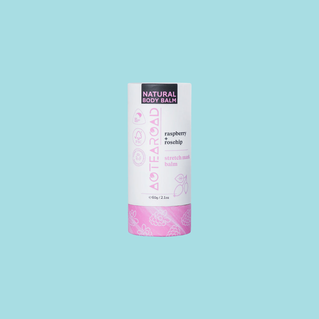 Aotearoad Natural Stretch Mark Balm Raspberry + Rosehip