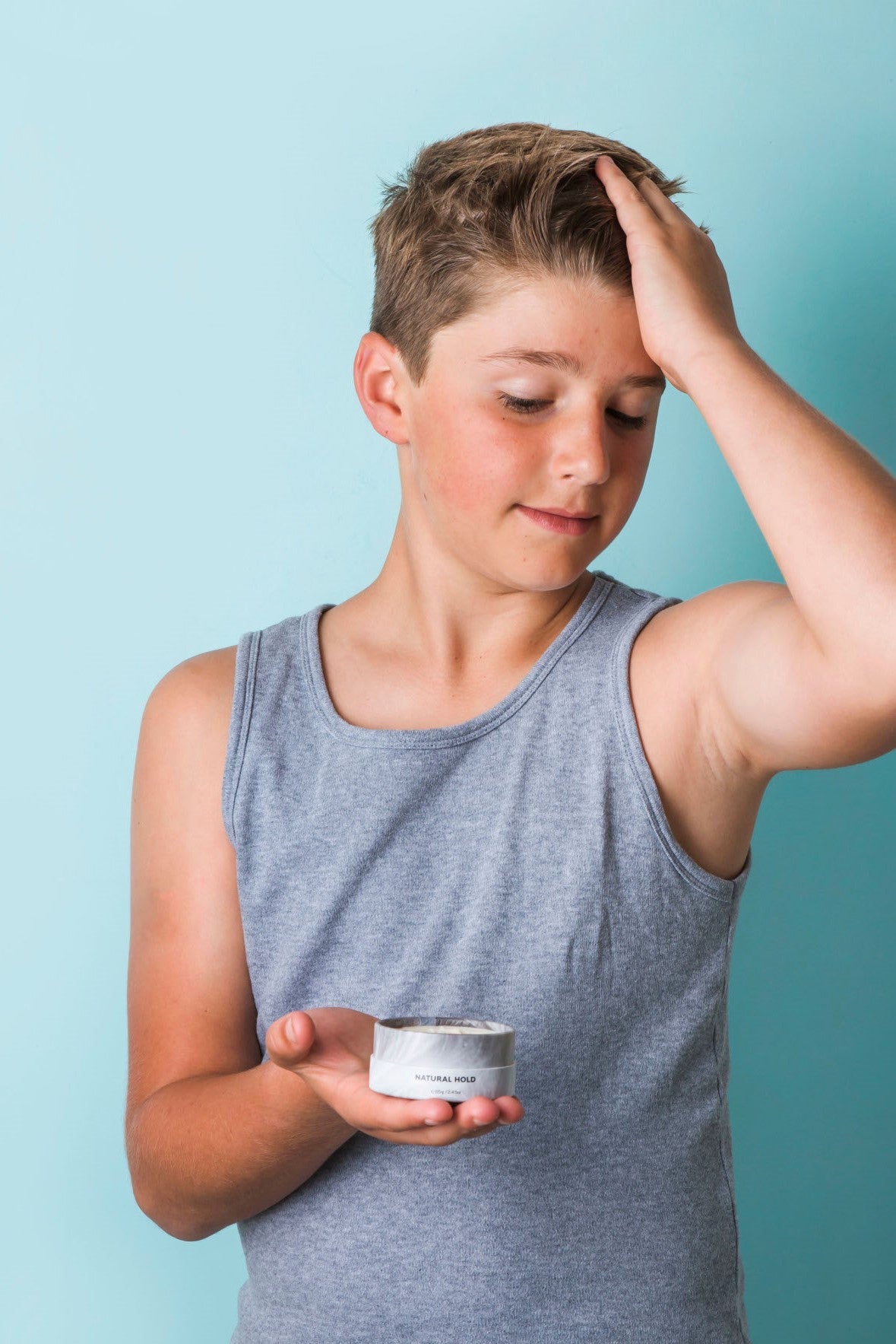 Slo Naturals Natural Hair Clay – natural hold, no petroleum, safe for children, made in NZ