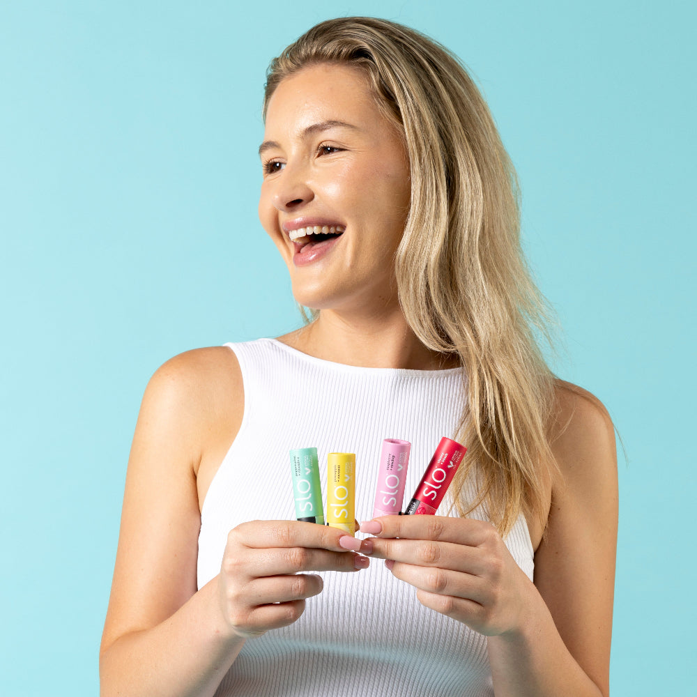 Slo Natural Lip balm flavours