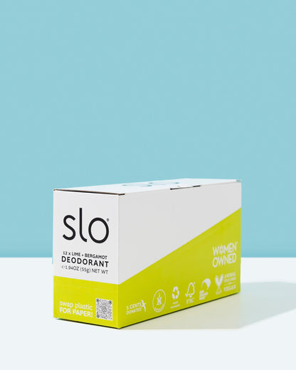 Wholesale Natural Deodorant - Zesty Bergamot + Lime